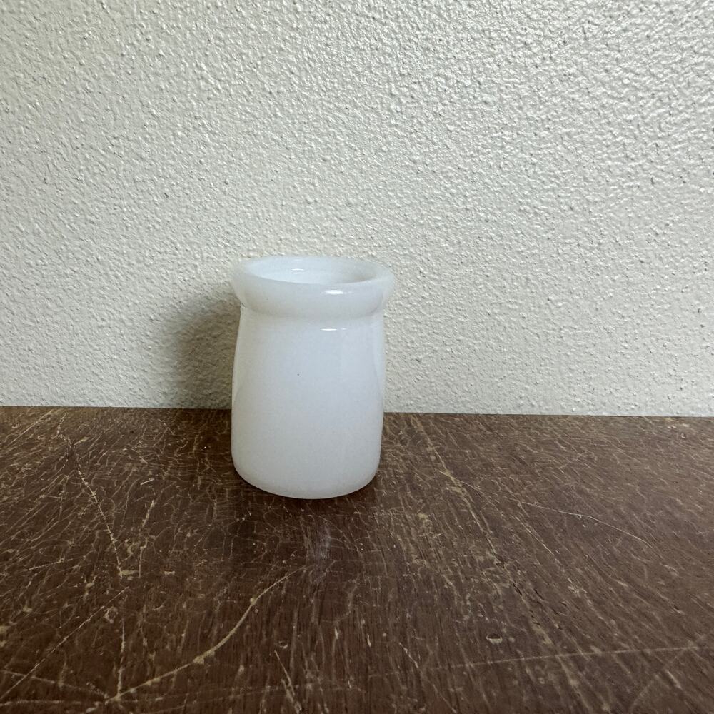 Vintage Milk Glass Tooth Pick Toothpick match Holder